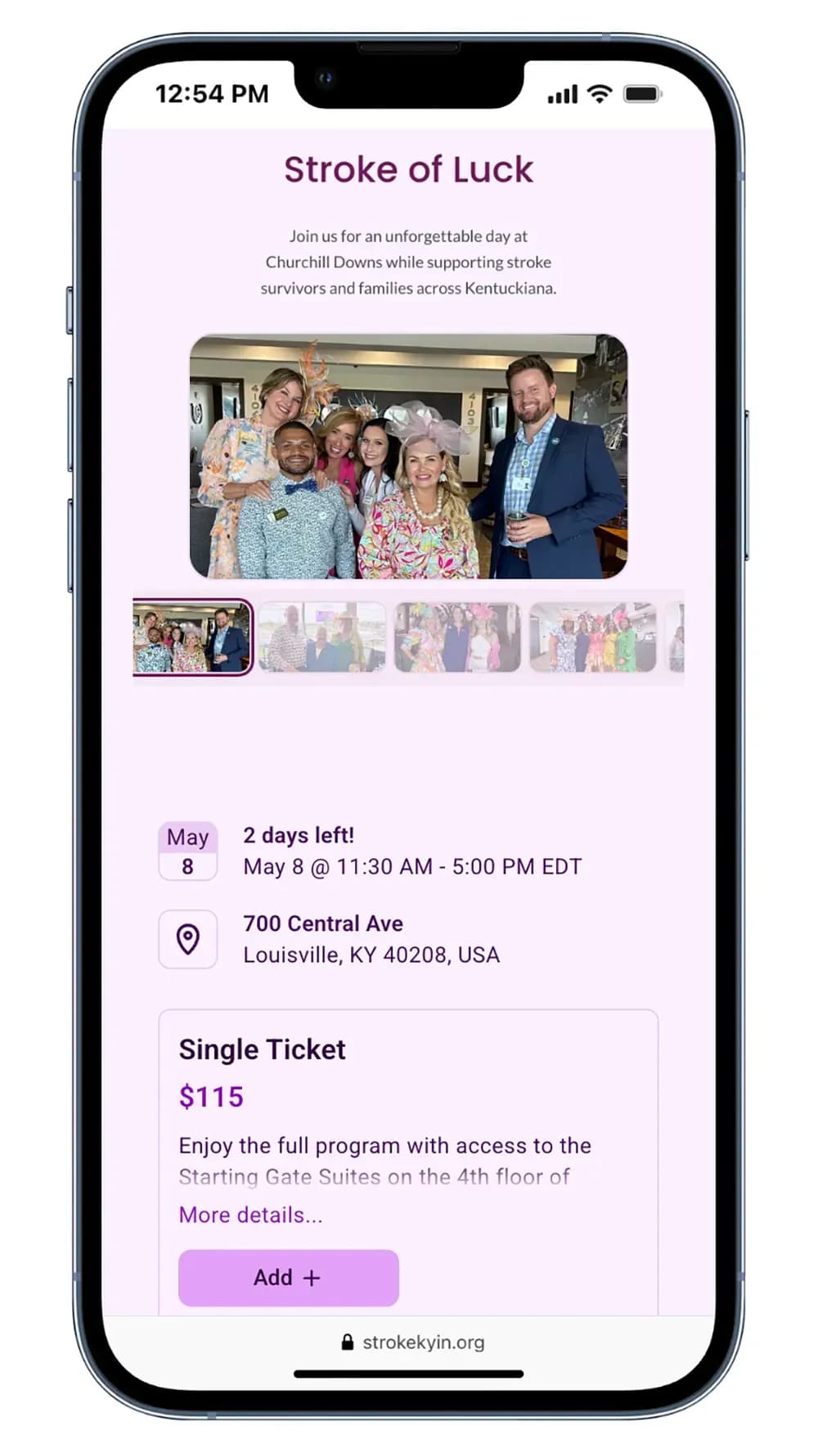 Kentuckiana Stroke Rocket Web Studio Case Study