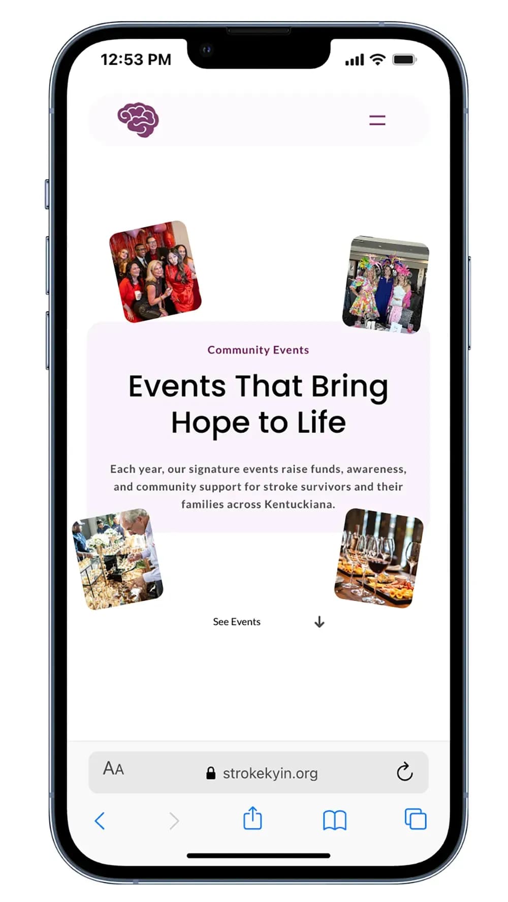 Kentuckiana Stroke Rocket Web Studio Case Study