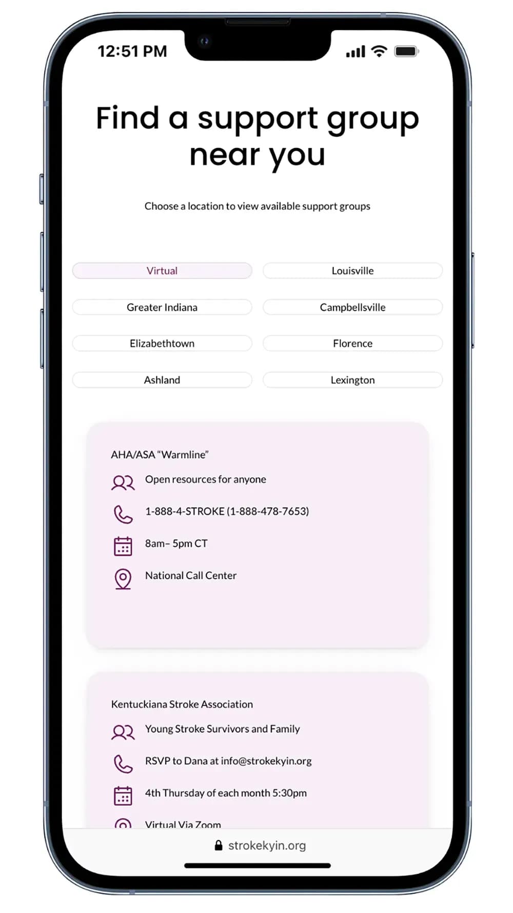Kentuckiana Stroke Rocket Web Studio Case Study